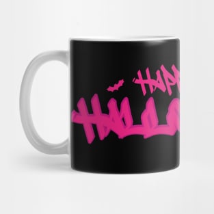 Happy Halloween Graffiti Mug